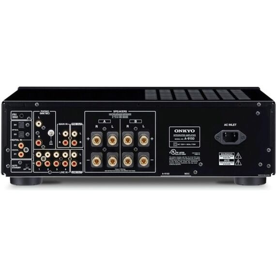 Onkyo A-9150 Встроенный стереоусилитель (Black), Цвет: Black, изображение 4